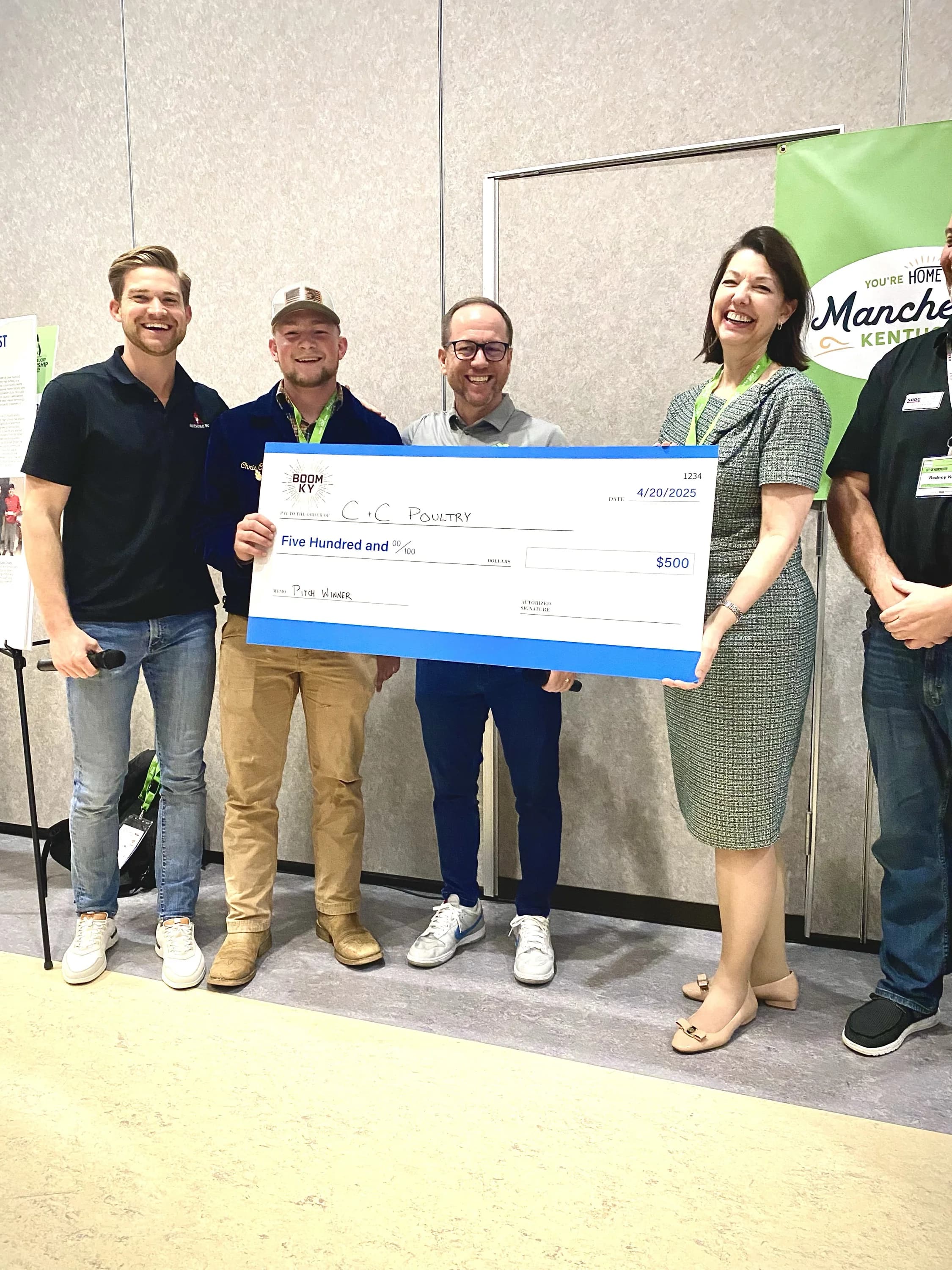 Student founder receiving seed capital